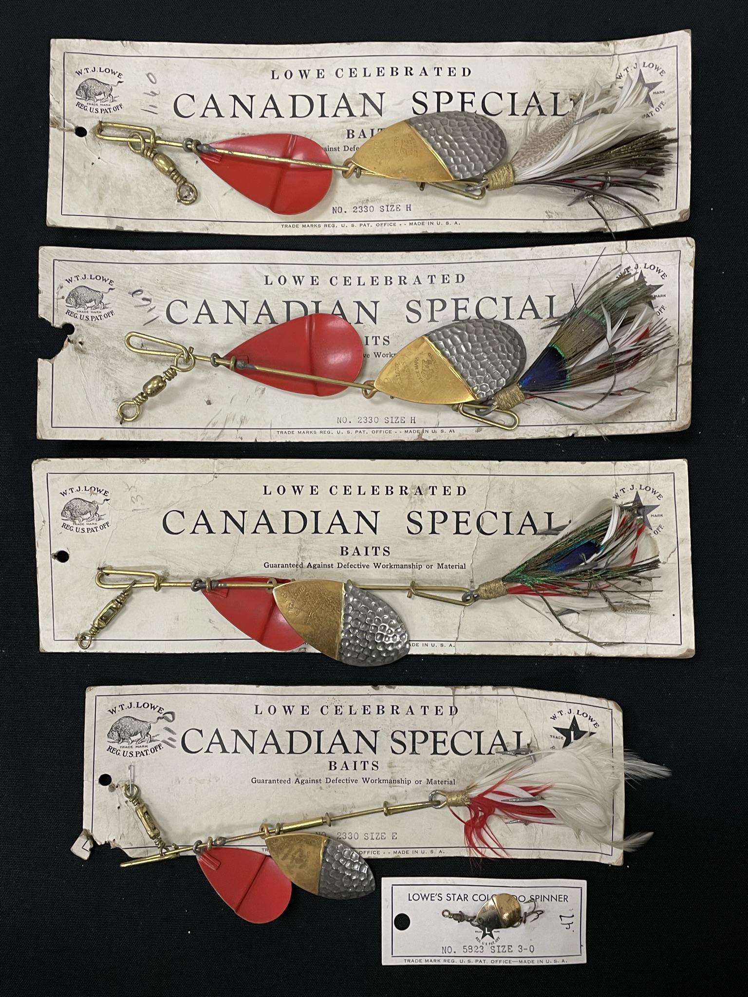 5 Carded Lowe's Spinners (1 of 3)