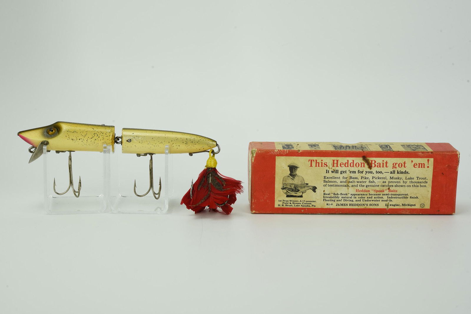 Heddon Baby Torpedo Giant Lure New In Box