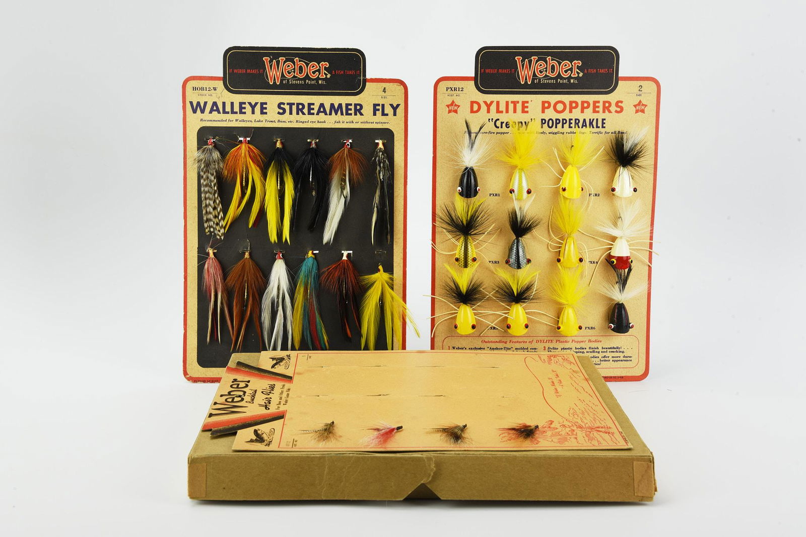 3 Weber Flyrod & Fly Dealer Cards (1 of 4)