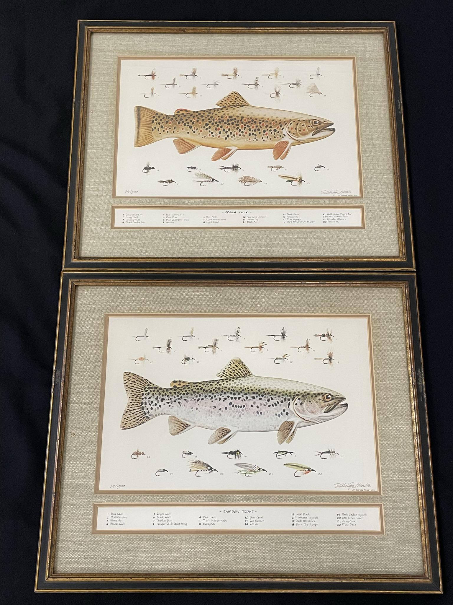 Eldridge Hardie Trout/Fly Prints (1 of 8)