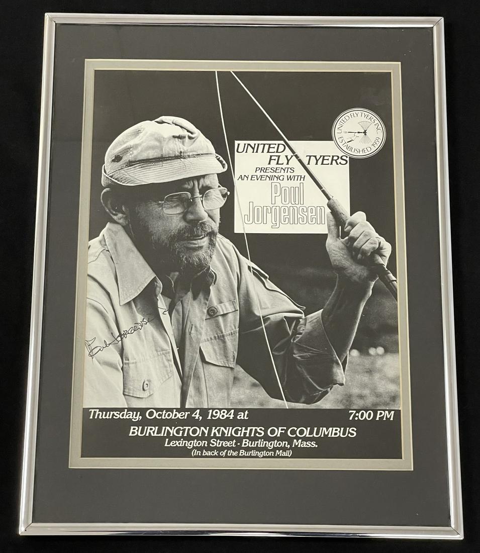 Vintage Poul Jorgensen Signed Poster (1 of 1)