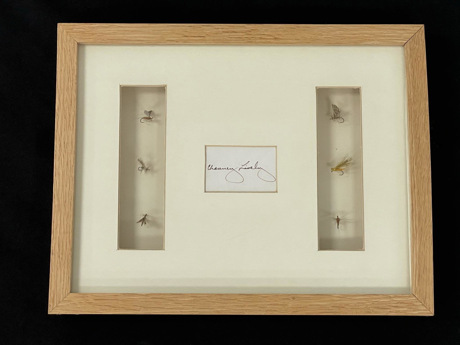 Chauncey Lively Flies: 6 skillfully tied flies by the author and master tyer, Chauncy Lively (1919-2000). Lively was an innovative tyer and a perfectionist, producing dozens of original patterns that are still extensively u