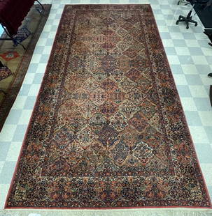 Karastan 8'7" x 18' Oriental Rug: clean and in good condition.