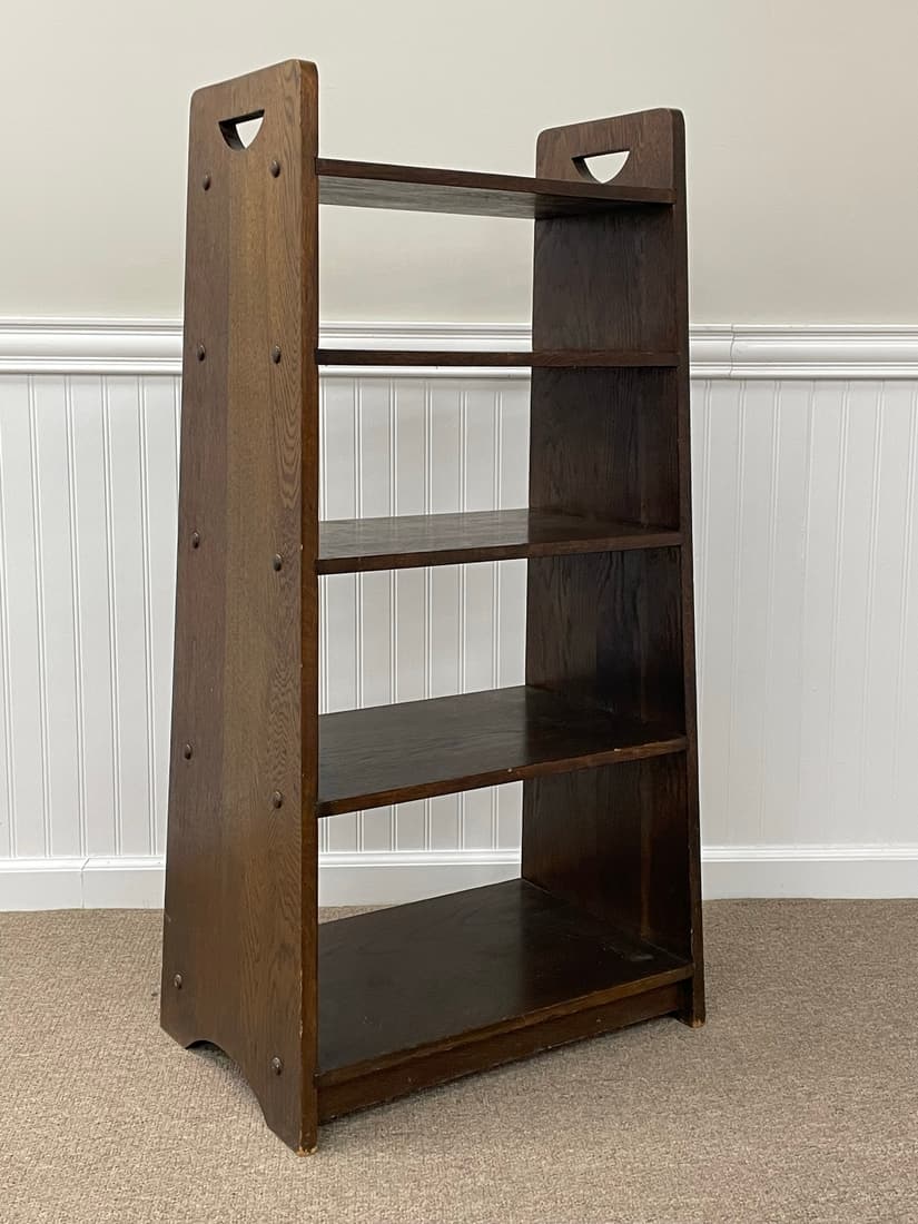 Mission Oak Tapered Book Shelf (1 of 4)