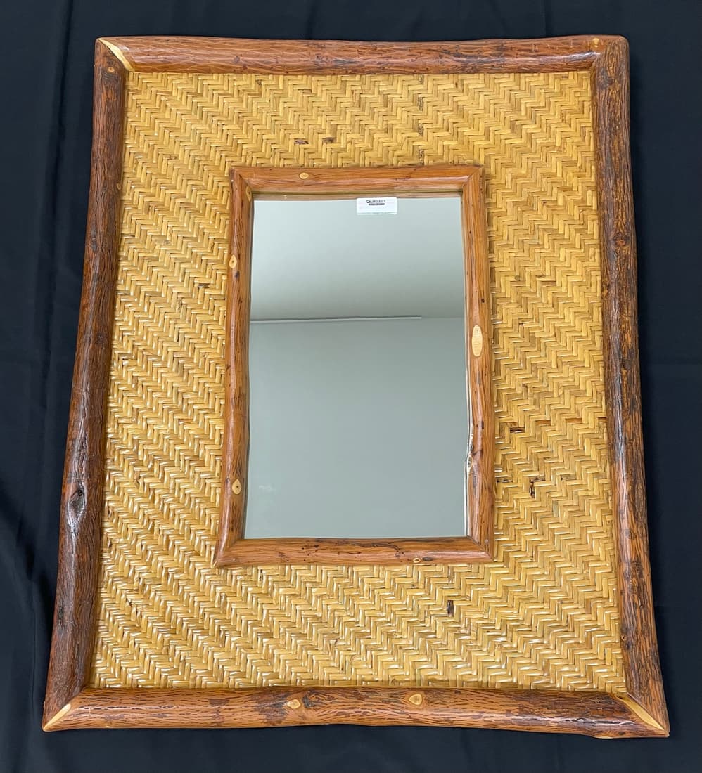 Old Hickory Framed Mirror (1 of 3)