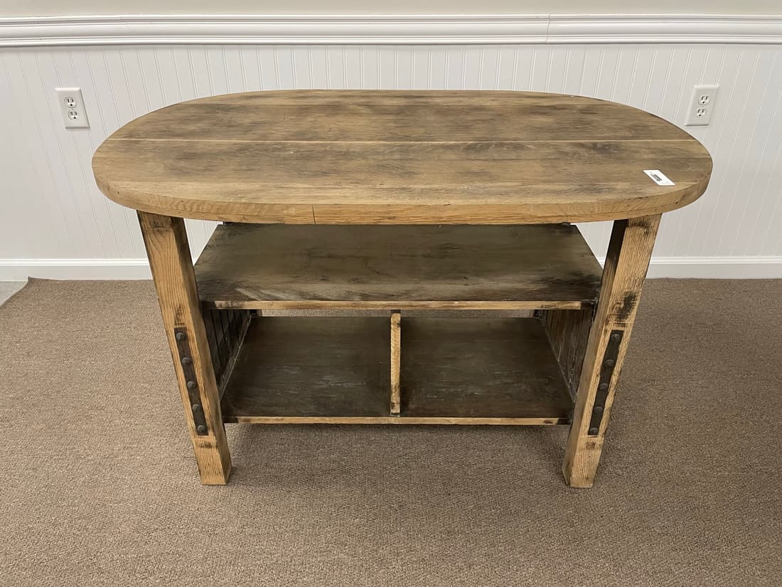 Mission Oak Library Table (1 of 5)