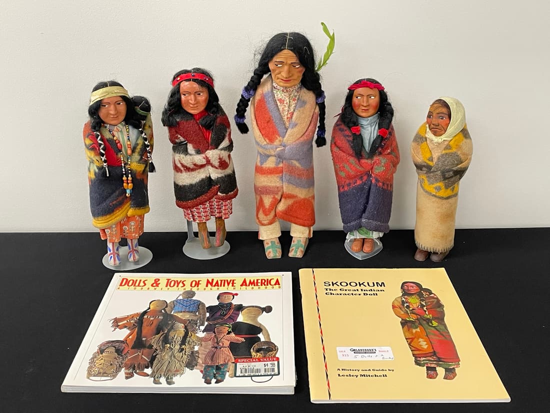 5 Skookum Dolls & 2 Books (1 of 6)