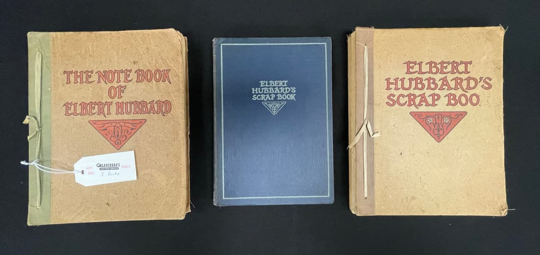 Elbert Hubbard Scrap Books (1 of 7)