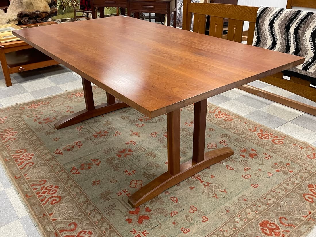 Stickley Cherry Trestle Table (1 of 5)