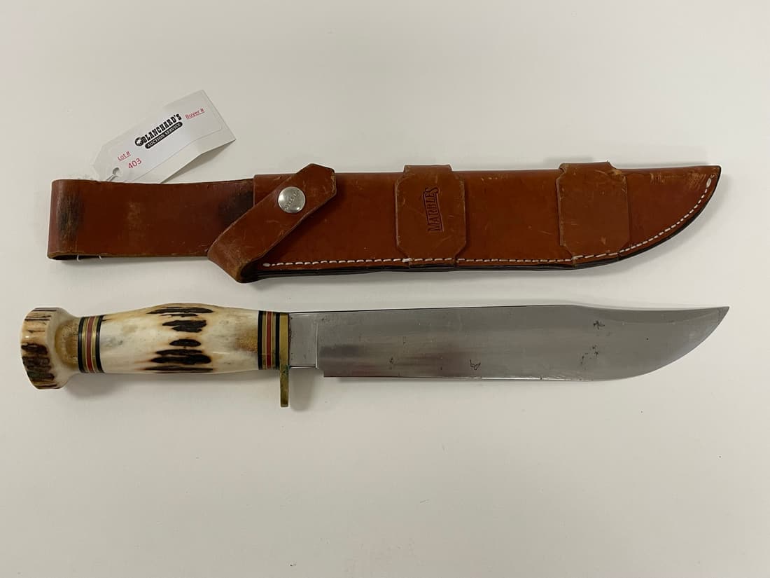 Marbles Stag Handled Hunting Knife (1 of 4)