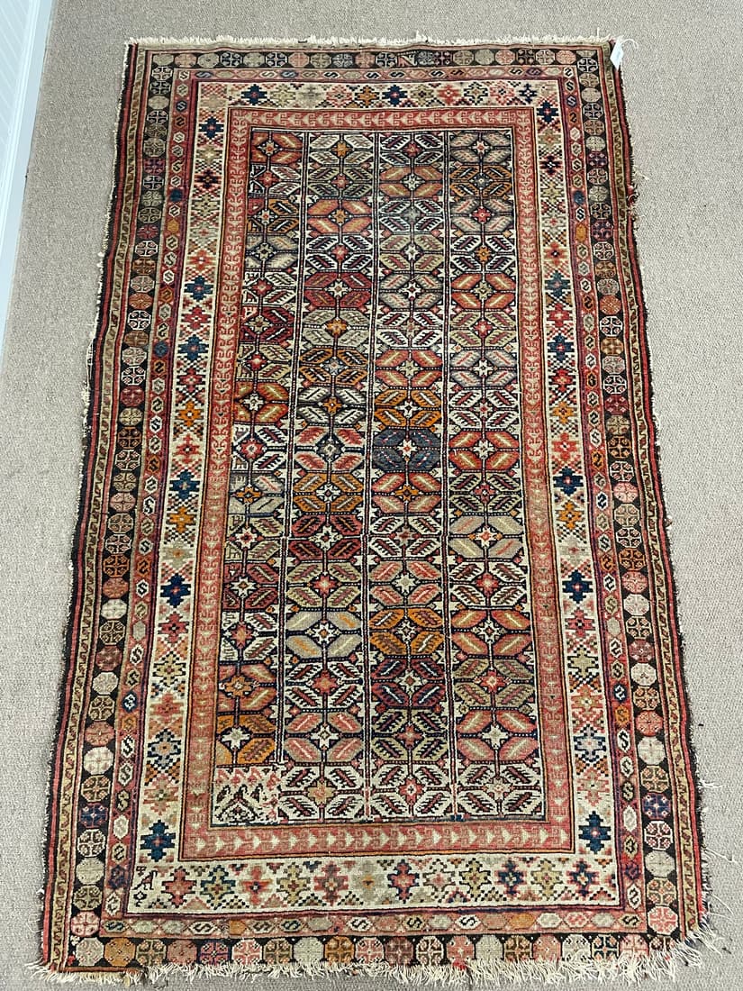 Wool Oriental Hand Woven Rug (1 of 5)