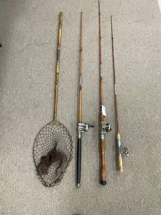 Fishing Rods And Reels, 1950's 1960's, Vintage, 4