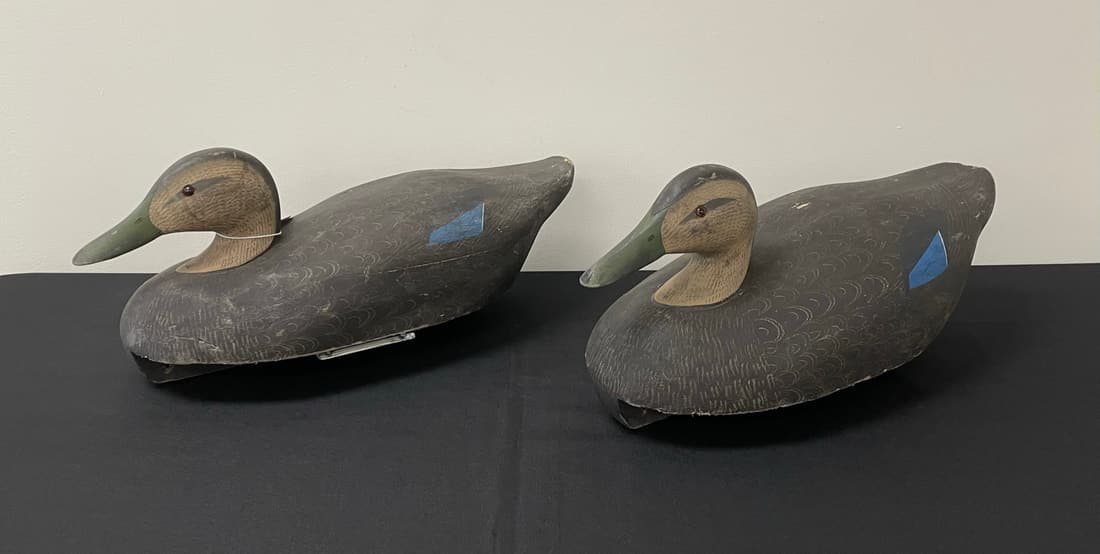 Pair of Ken Harris Black Duck Decoys (1 of 11)