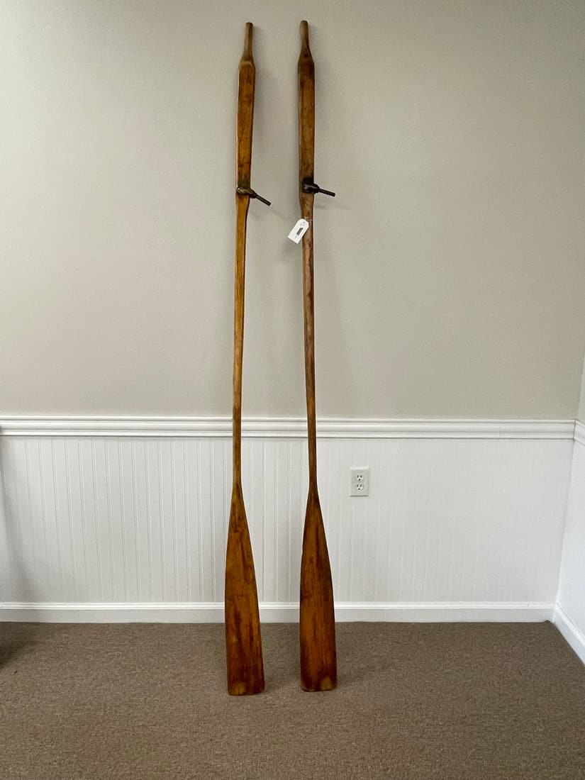 Pair of Adirondack Guideboat Oars (1 of 3)