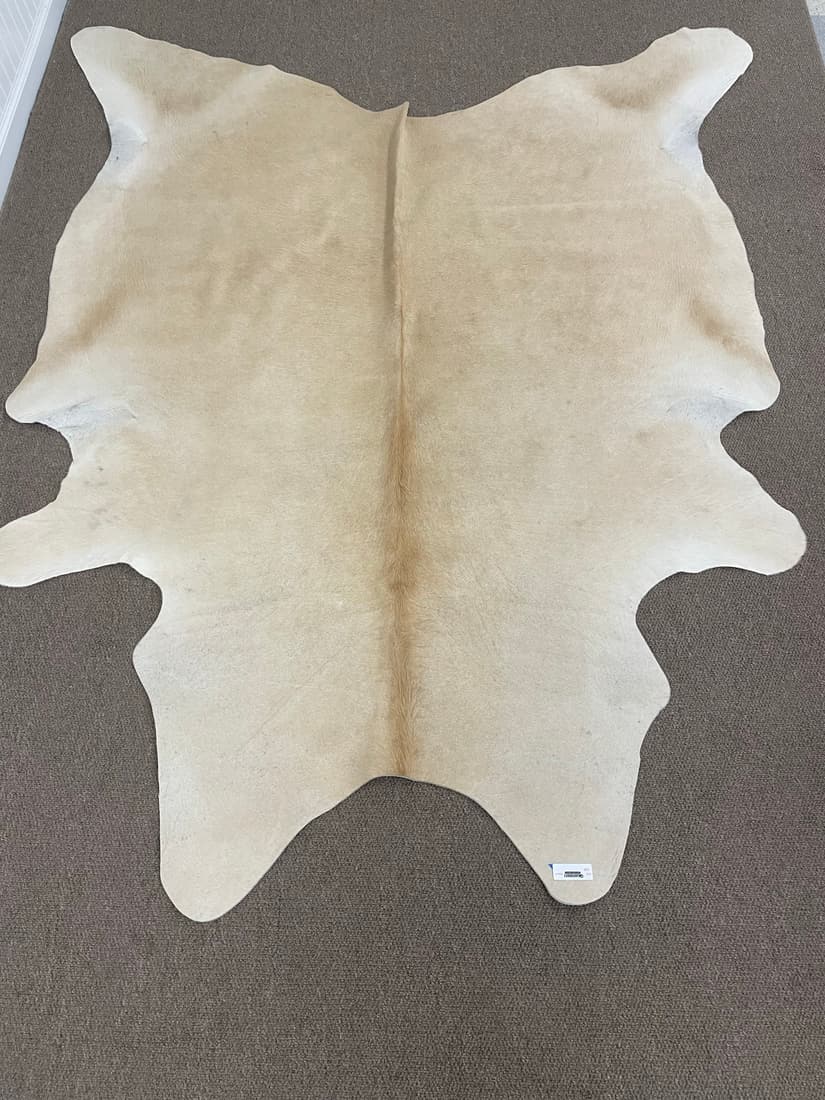 Light Tan Leather Full Cow Hide (1 of 3)