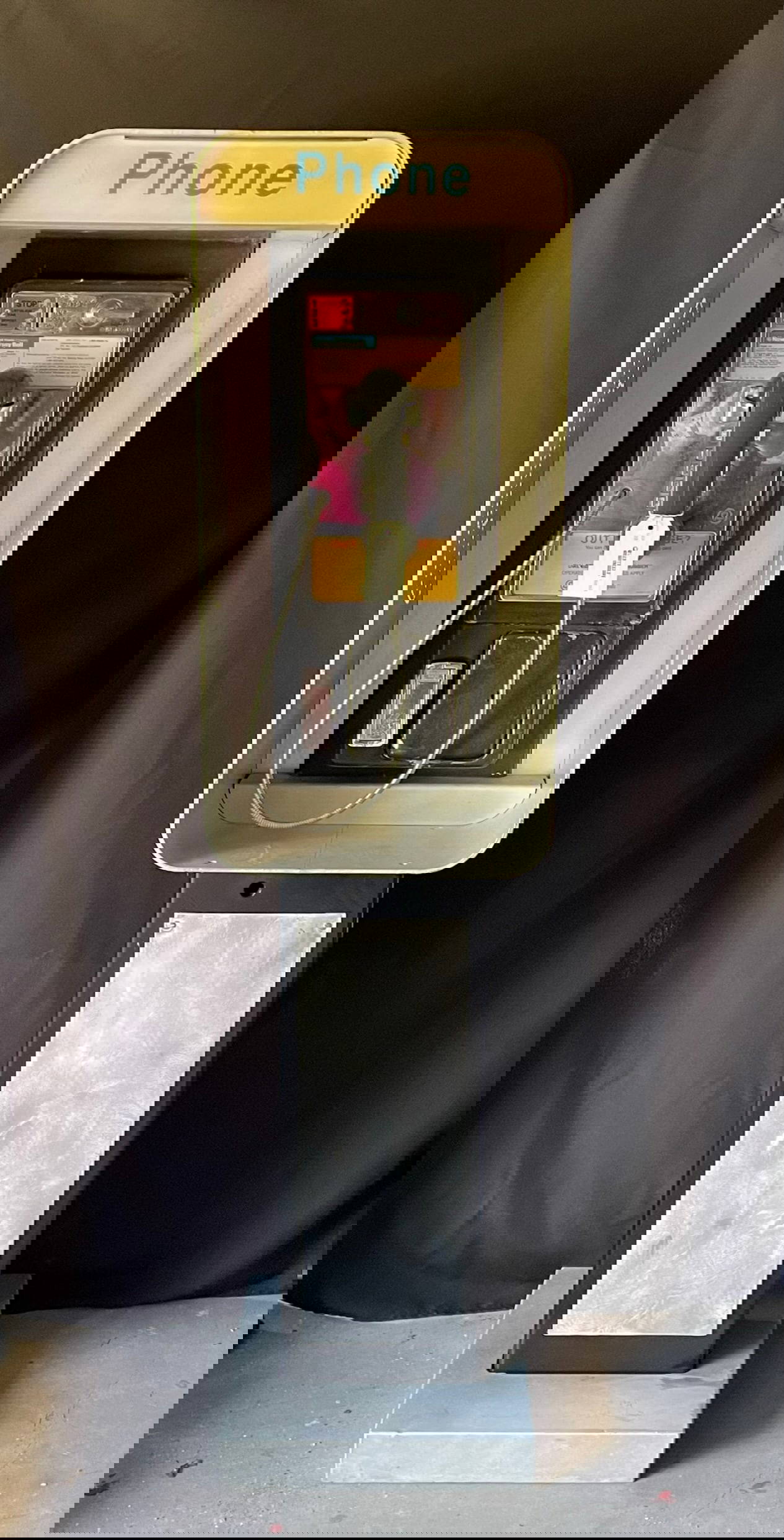 Bell Atlantic Pay Phone With Stand Auction