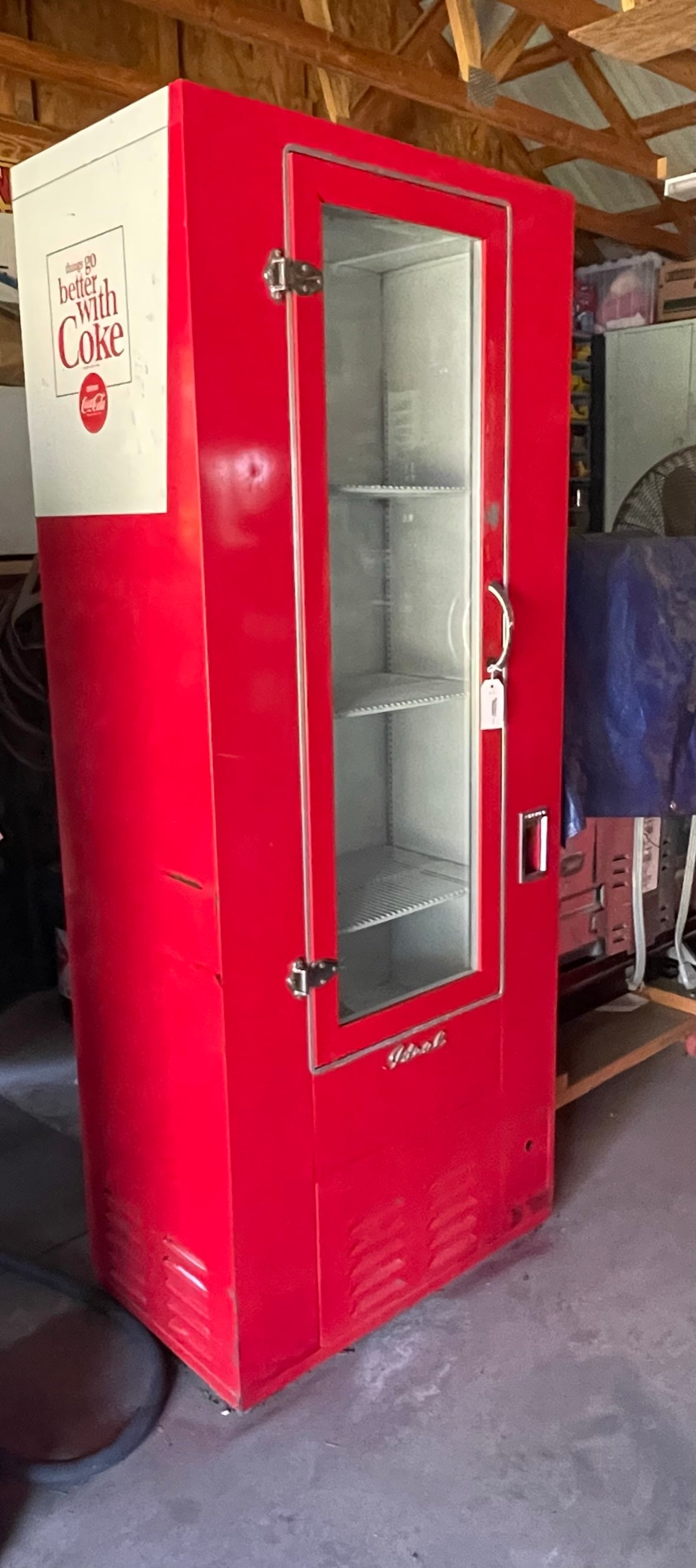 Vintage Glass Front Coke Refrigerator (1 of 8)