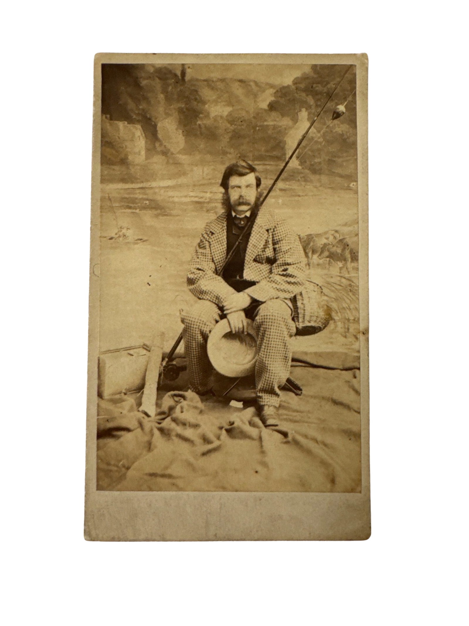 Early Angler CDV Photograph (1 of 2)