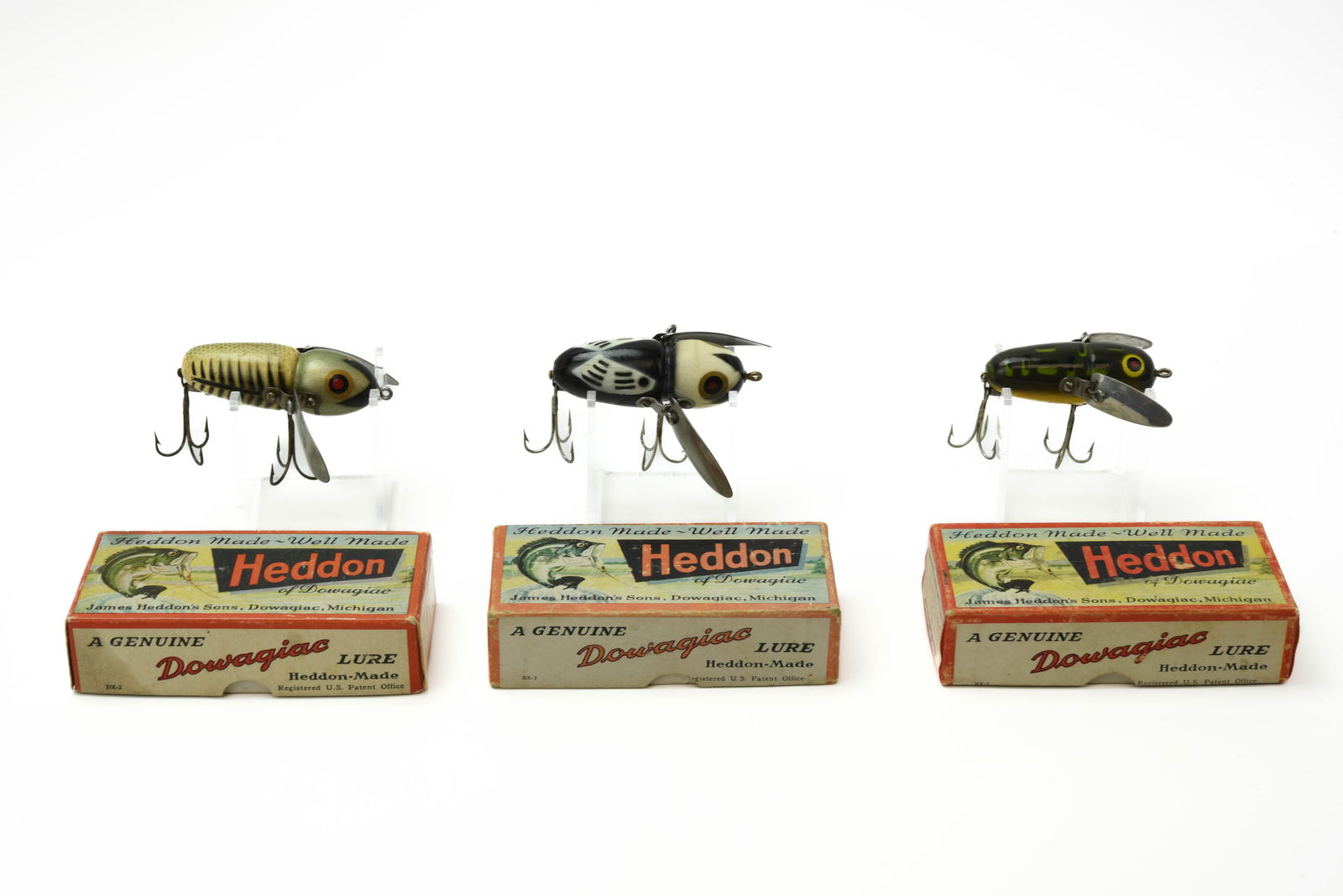 3 Heddon Crazy Crawlers (1 of 4)