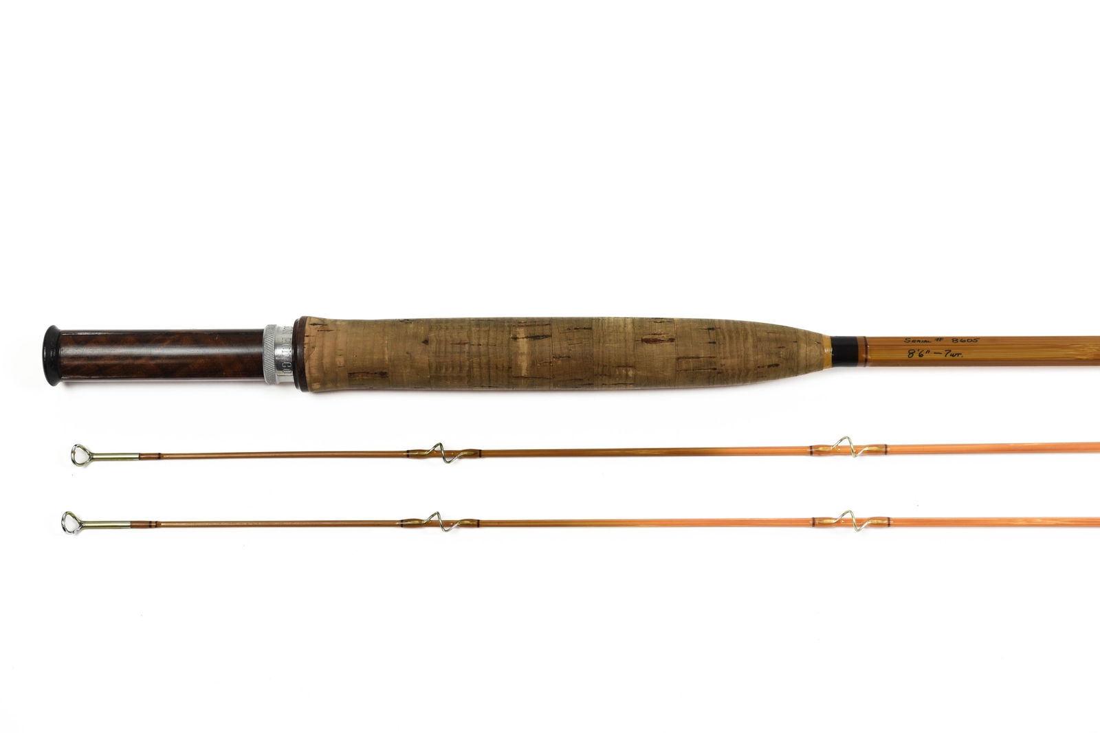 8 1/2' Hanson Model 95-7 Bamboo Fly Rod (1 of 7)