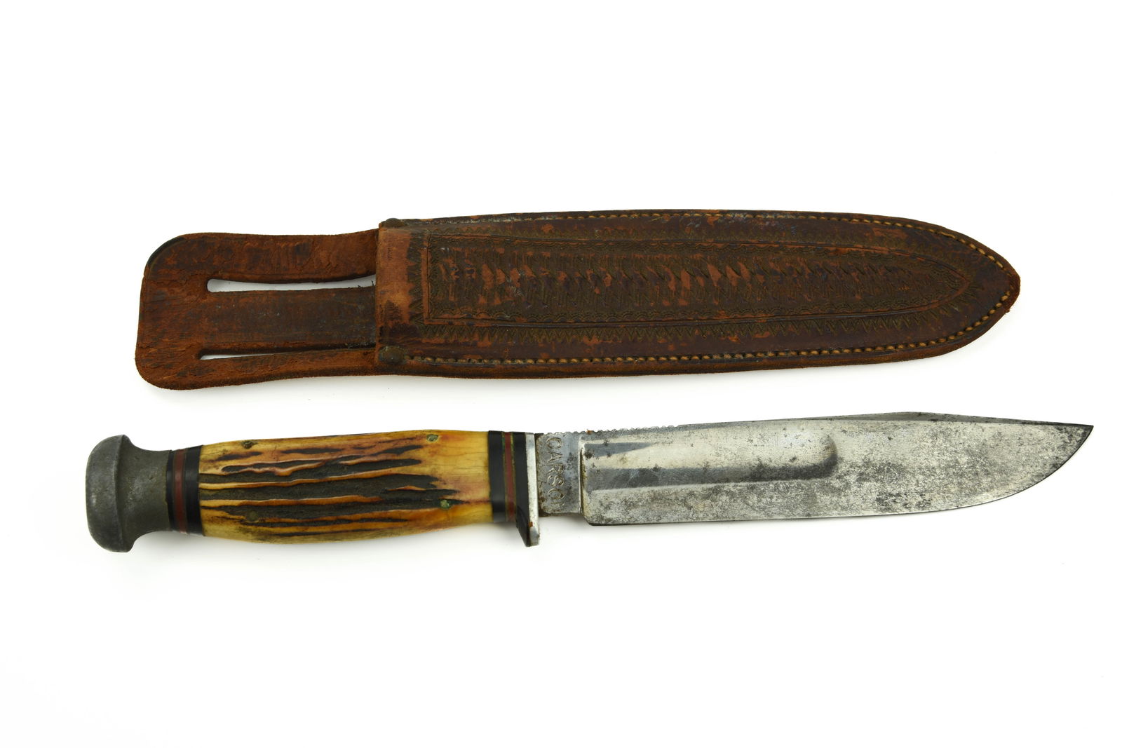Case Carson Stag Handled Hunting Knife (1 of 3)