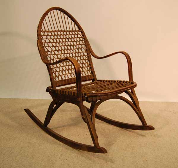 W.F. Tubbs Company Rocker with Label: W.F. Tubbs Company Rocker with Label