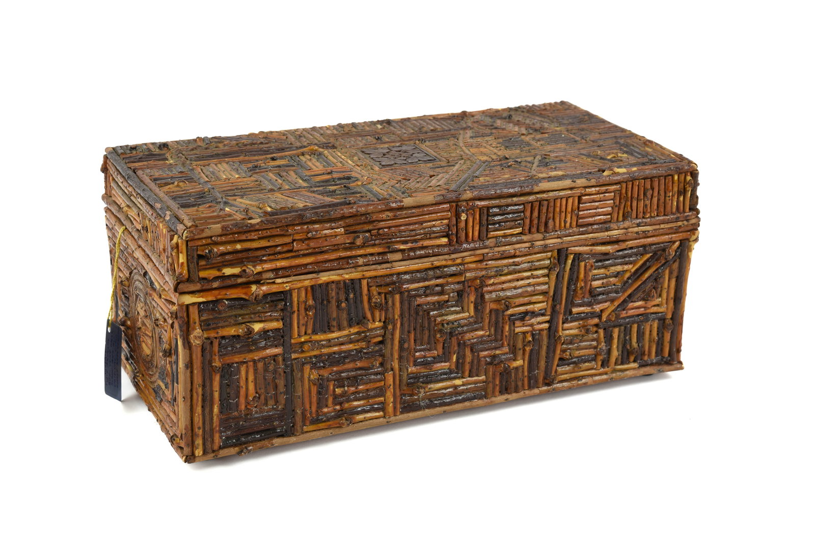 Adirondack Mosaic Twig Decorated Box (1 of 5)