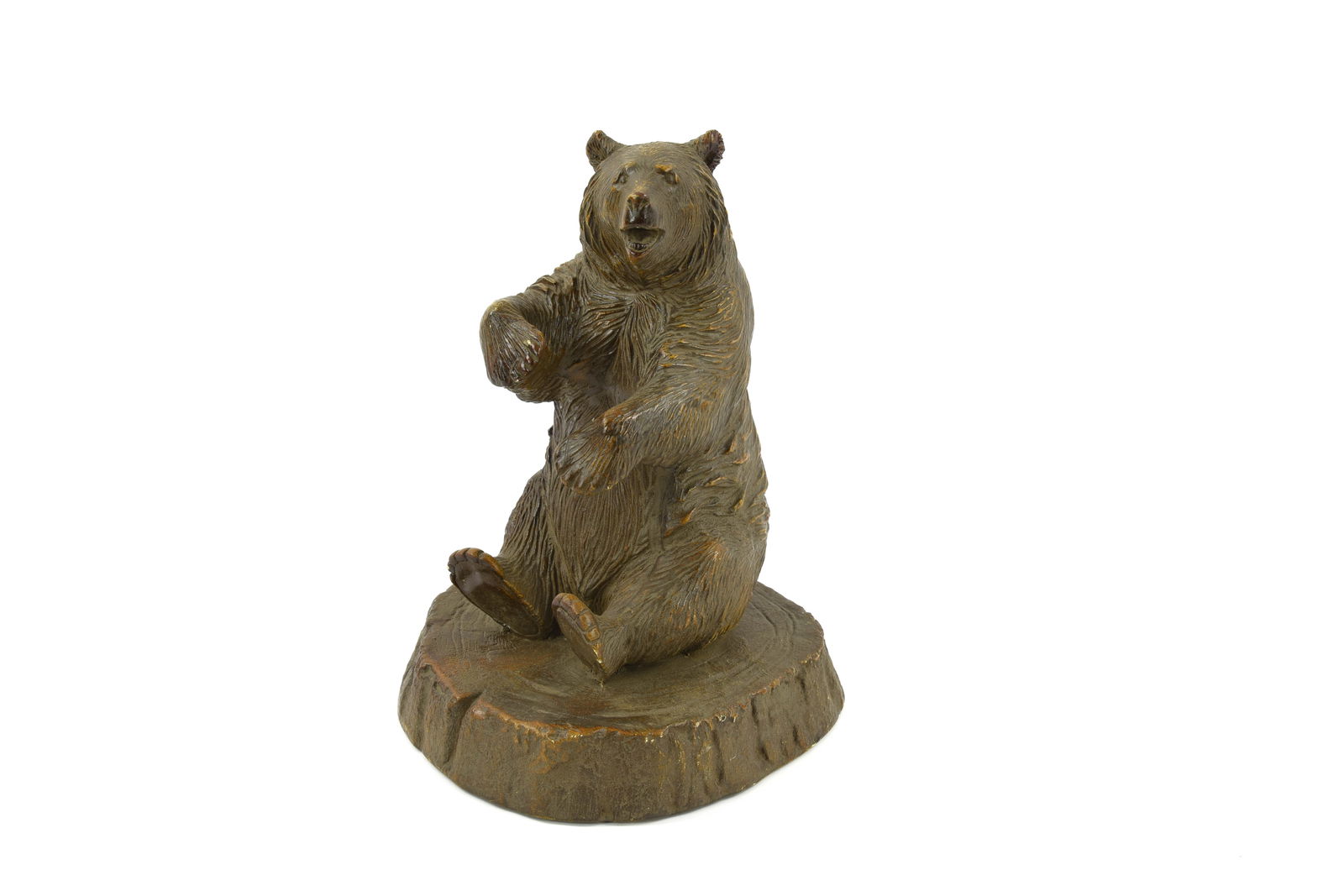 Black Forest Style Sitting Bear (1 of 3)