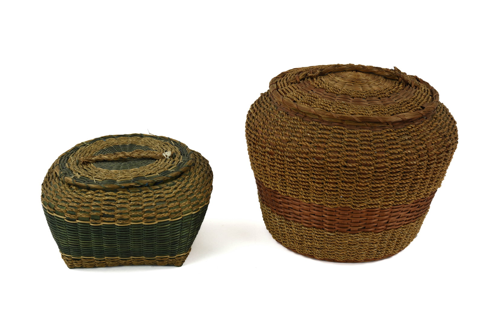 2 Mohawk Covered Sewing Baskets (1 of 3)