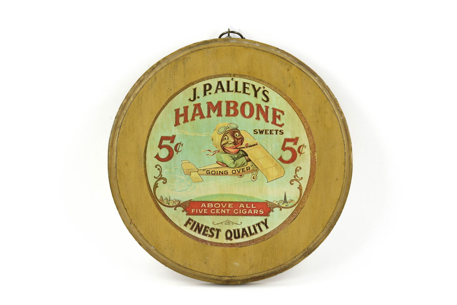 J. P. Alley's Hambone Sweets 5 Cent Cigar Ad (1 of 3)