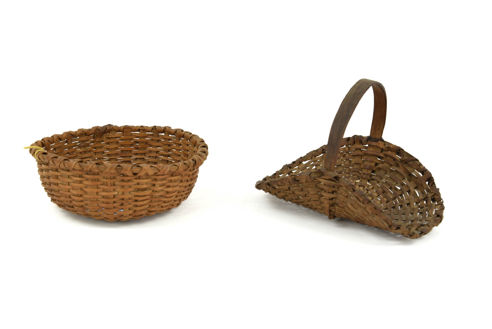 2 Taconic (Taghkamic) Black Ash Handmade Baskets (1 of 3)