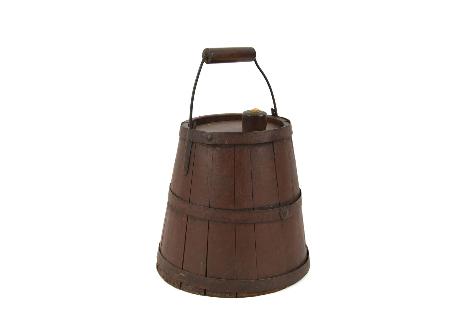 Rare Firkin Shaped Field Canteen (1 of 2)