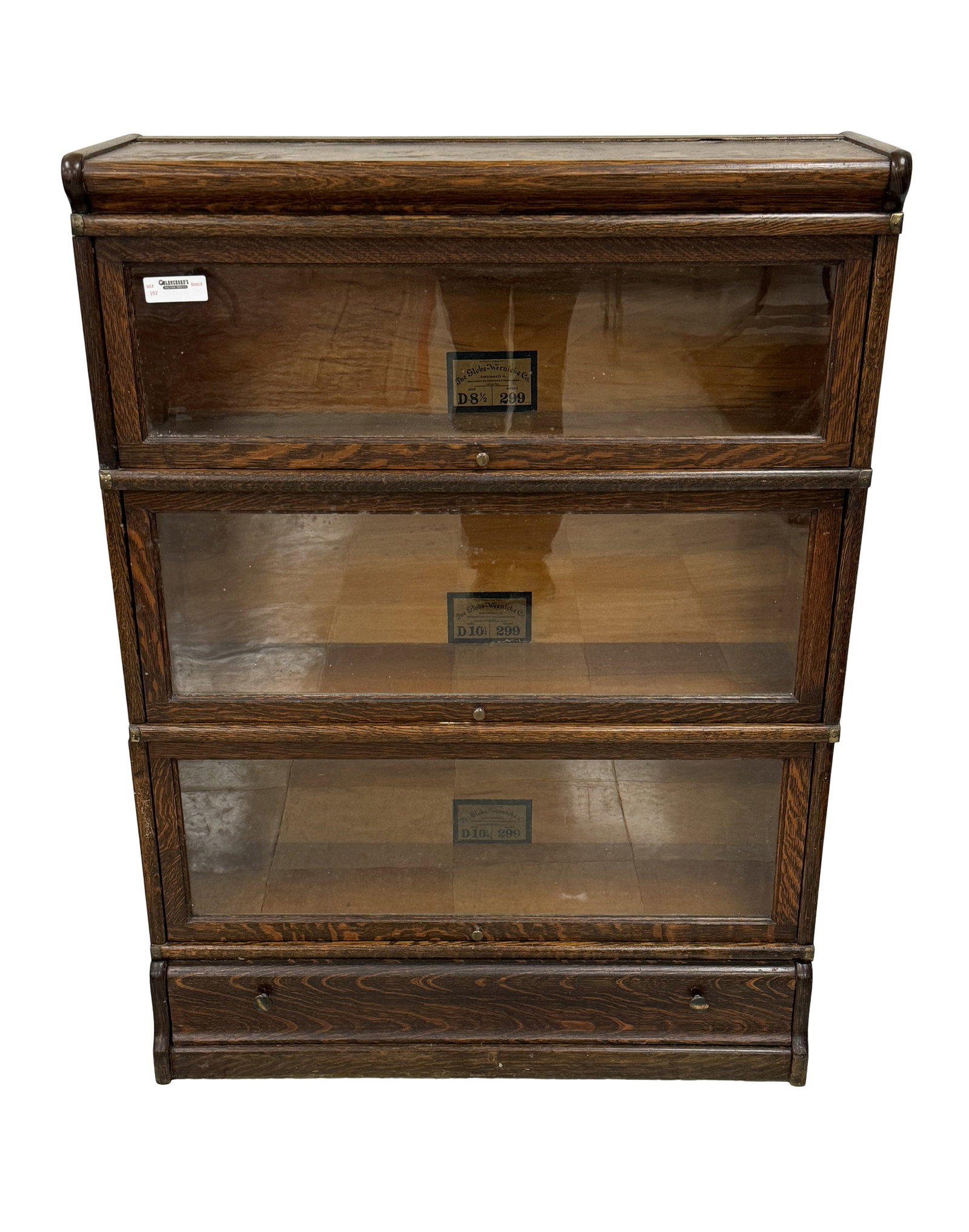 Globe-Wernicke Quarter Sawn Oak Stacking Bookcase (1 of 4)