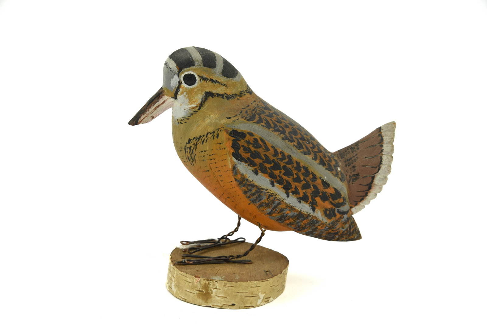 Hazel Tyrrell Woodcock Bird Carving (1 of 5)