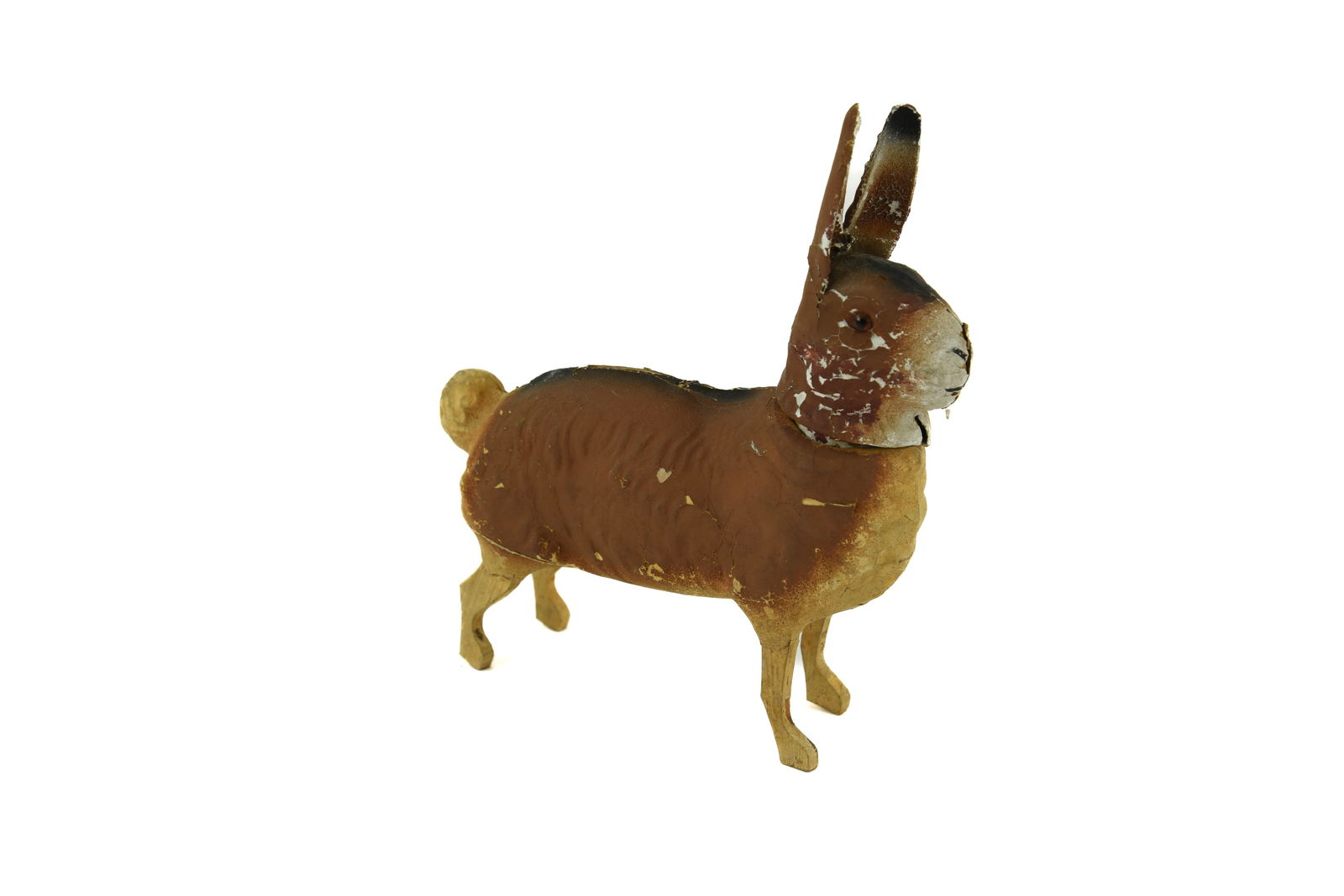 German Paper Mache Rabbit Candy Container (1 of 3)