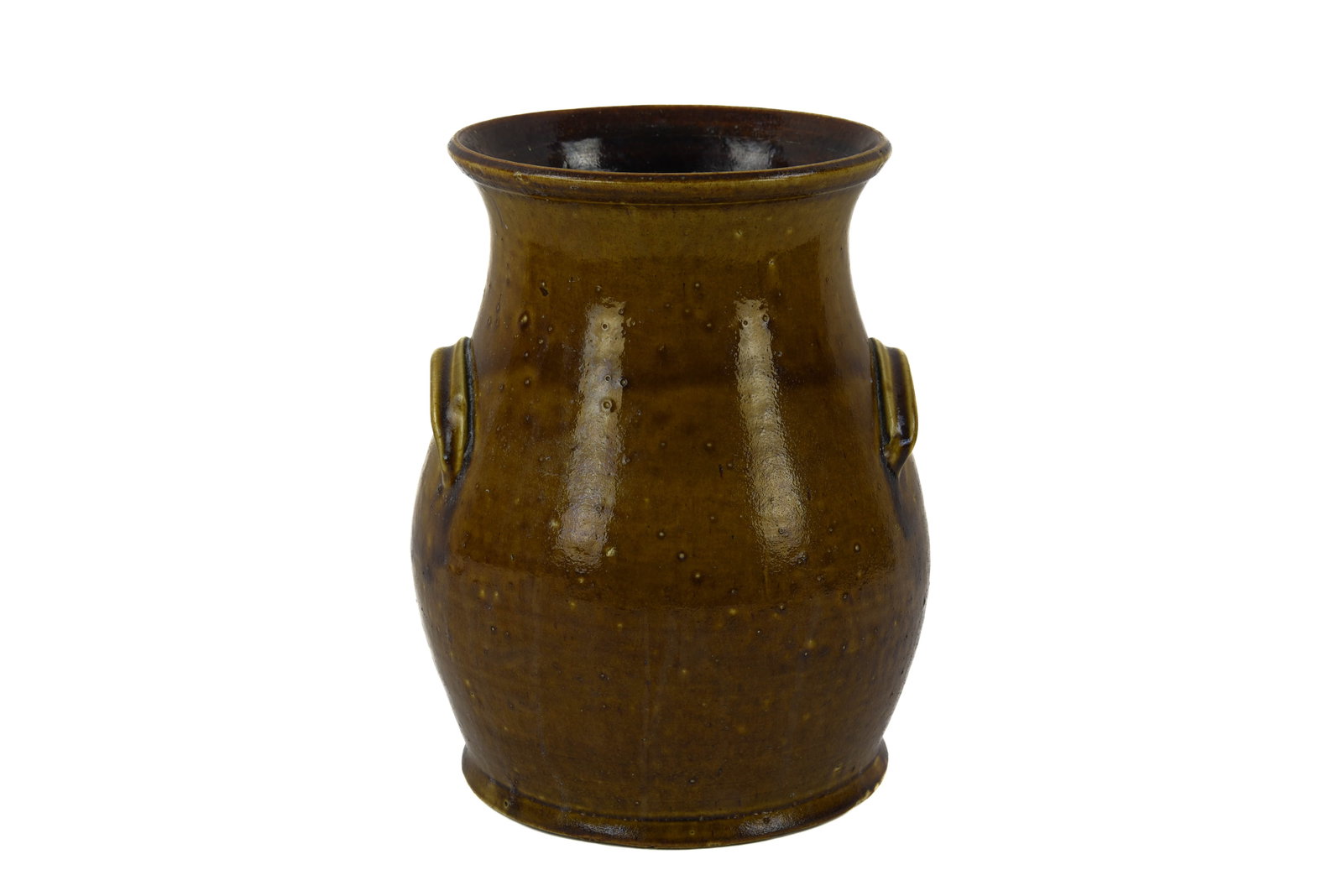Large Stoneware Crock with Flared Rim (1 of 4)