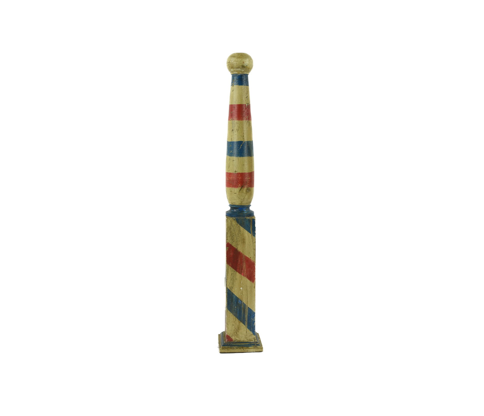 Folk Art Barber Pole (1 of 2)