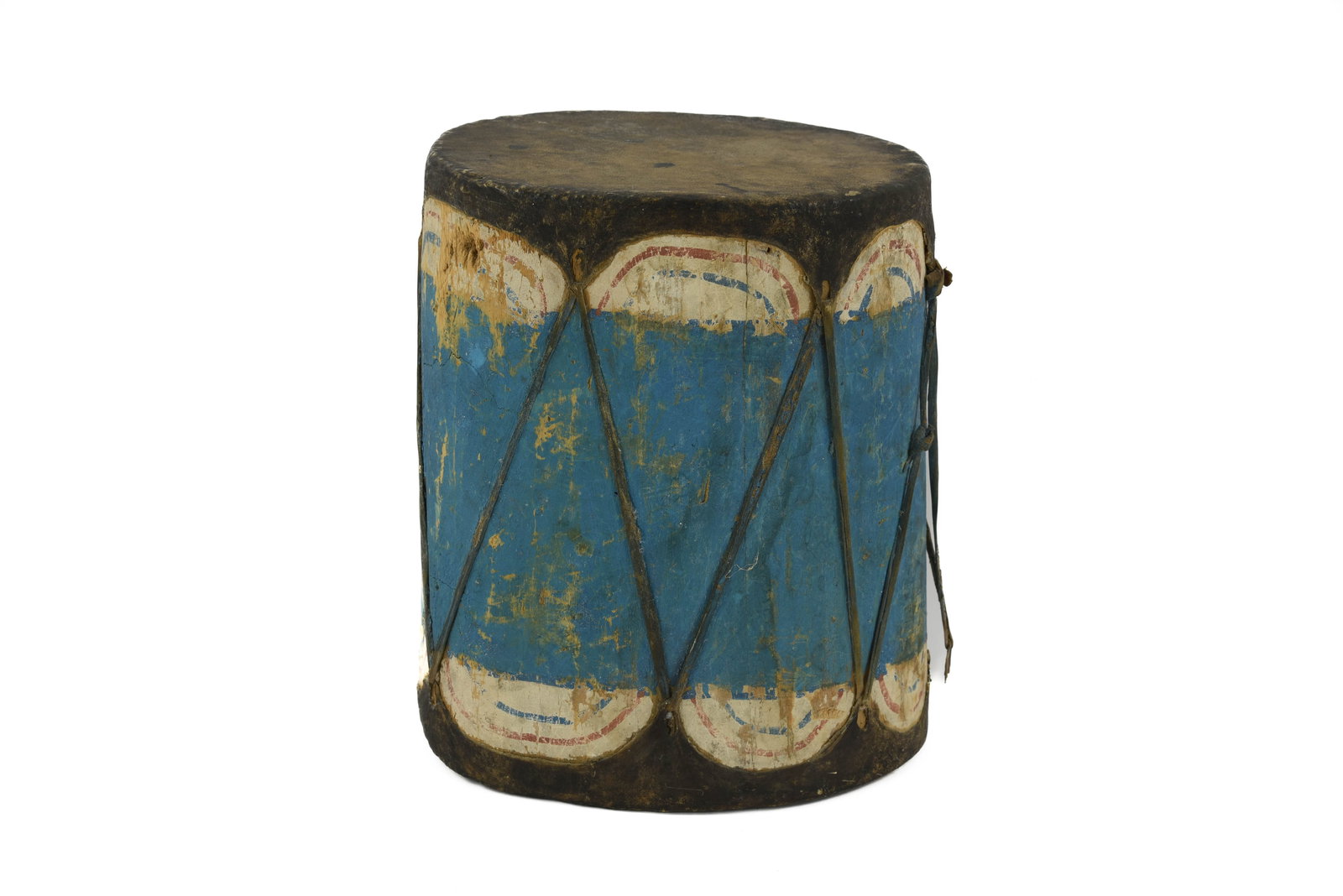 Native American Pueblo Hand Painted Drum (1 of 3)