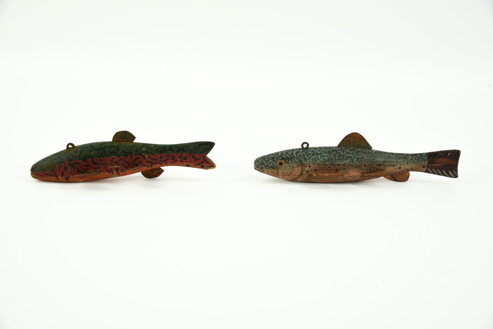 Two Trout Ice Fishing Decoys (1 of 3)