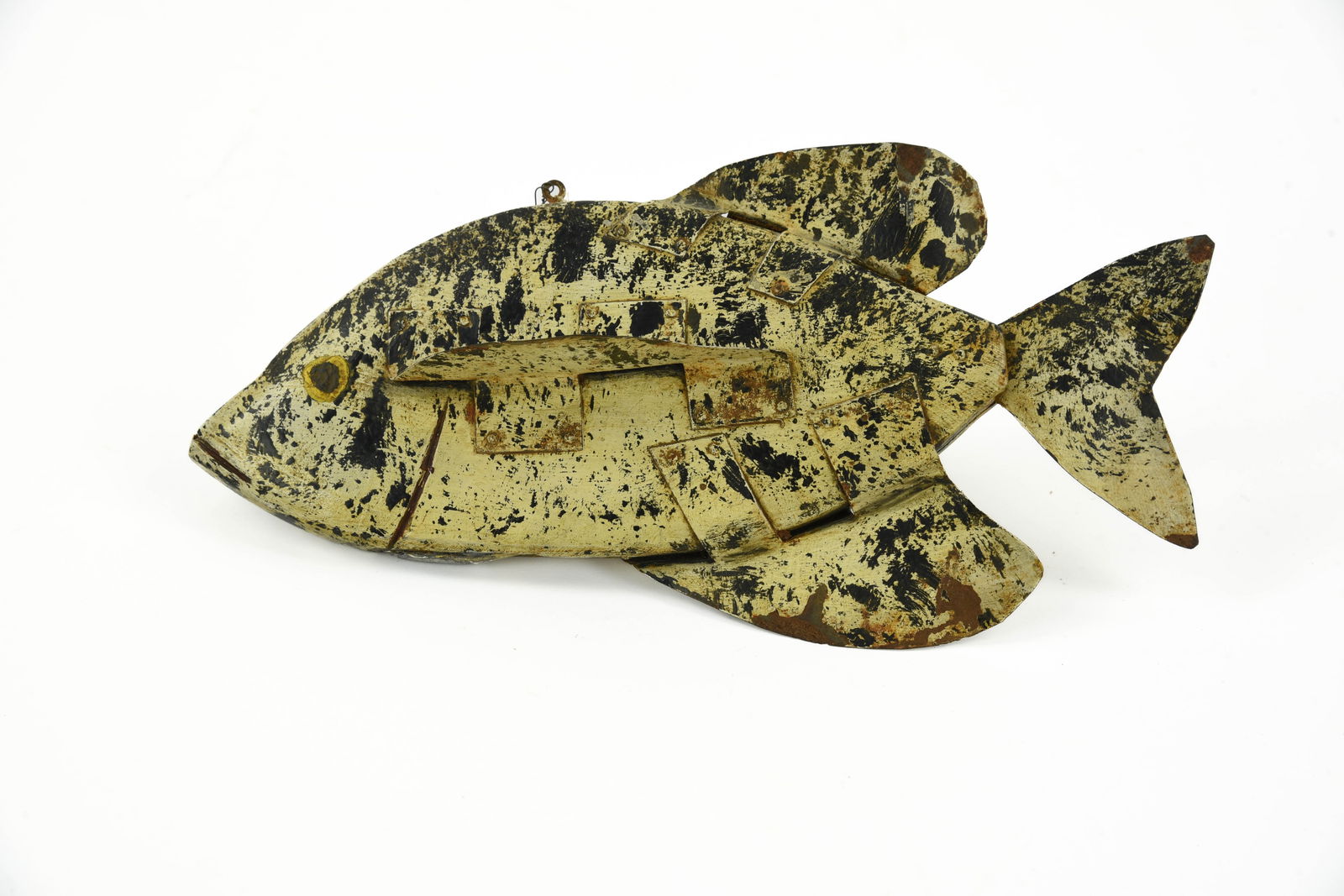 Yellow Crappy Fish Decoy (1 of 4)