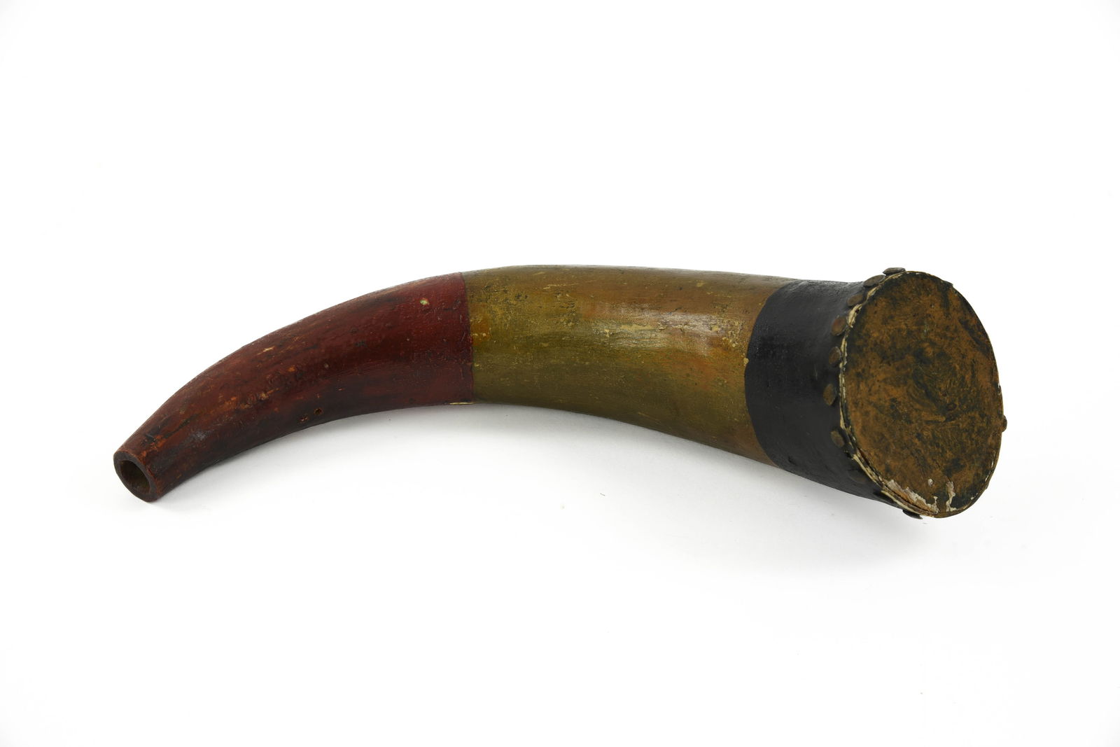 Patriotic Painted Powder Horn (1 of 2)