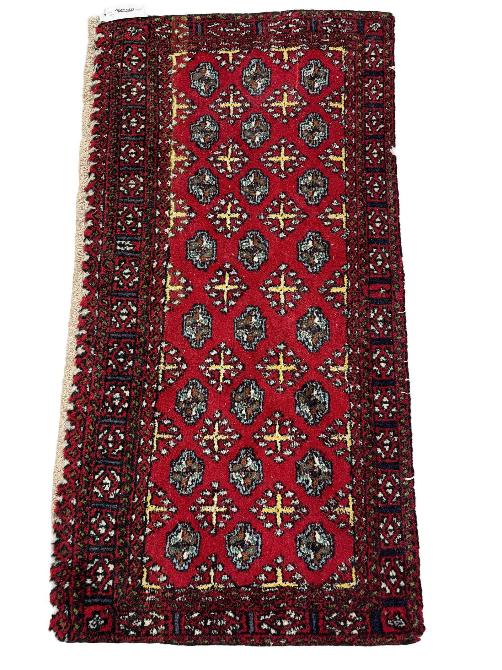 Small Oriental Hand Woven Mat (1 of 4)