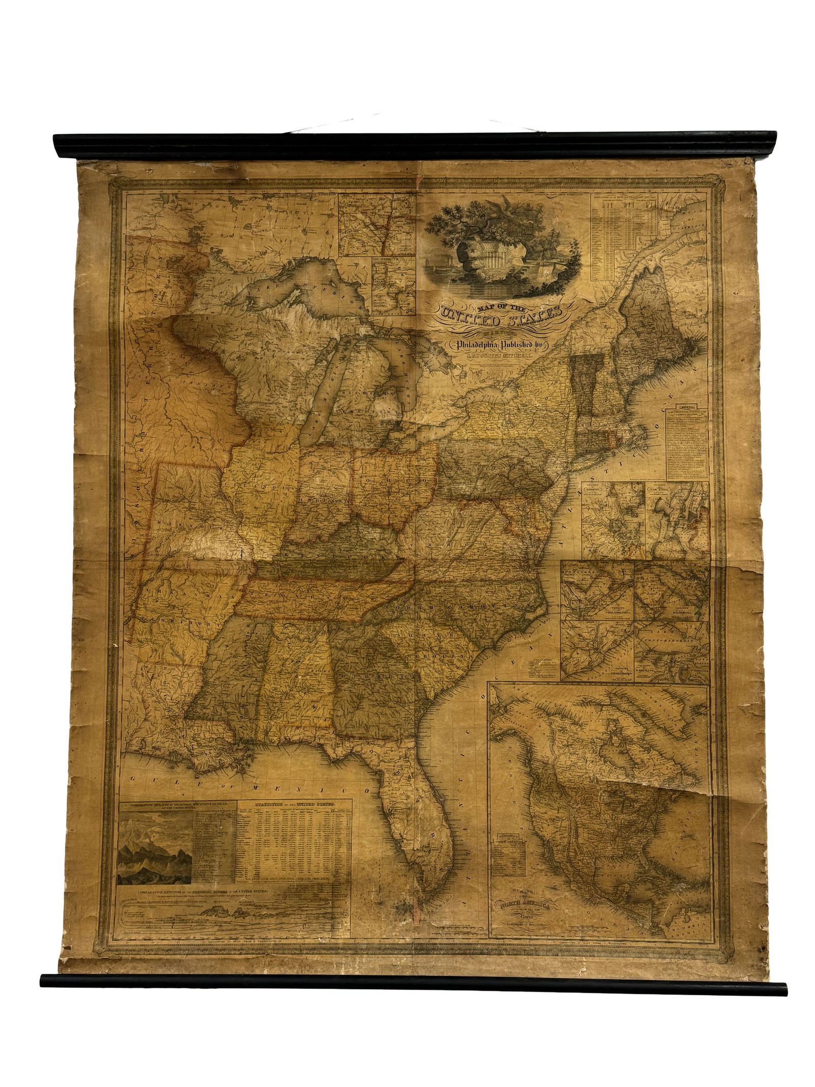 Map of the United States by J.H. Young Dated 1831 (1 of 7)