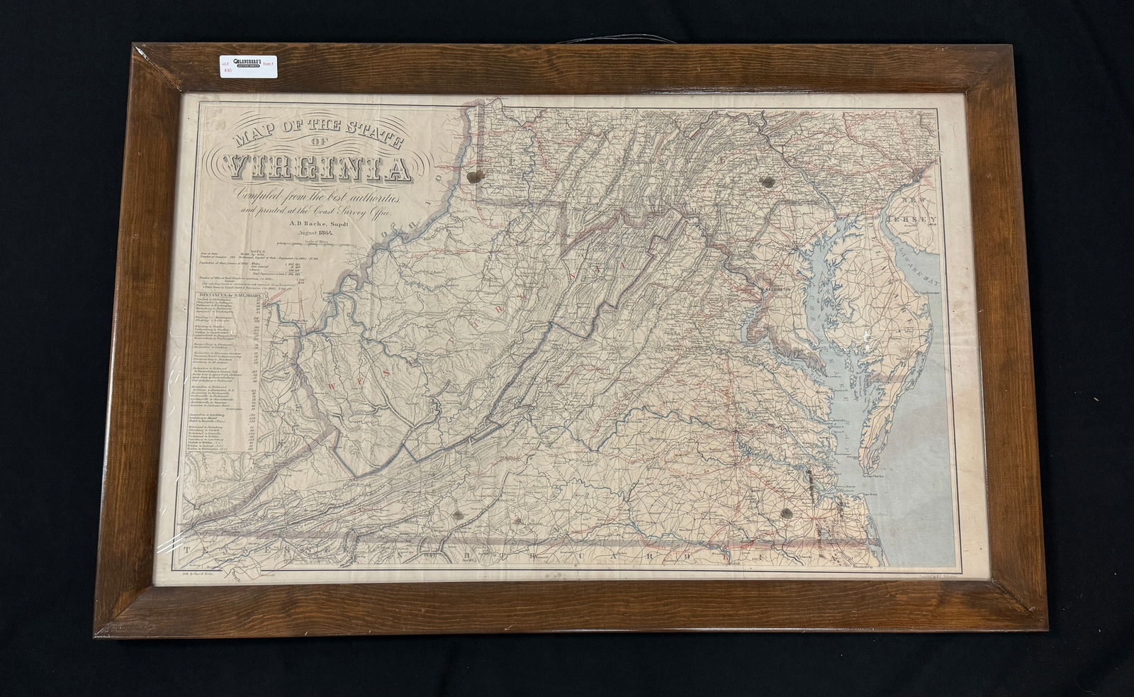 1864 Map of Virginia (1 of 5)