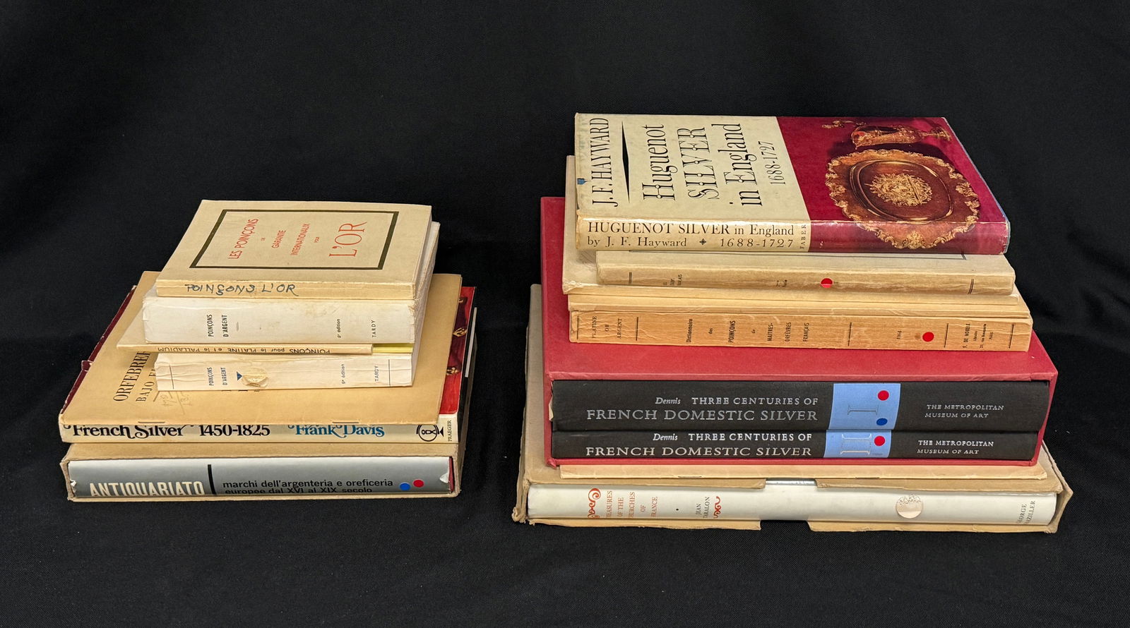 French Silver, Touchmarks, & Sales: Fifteen works (1 of 3)