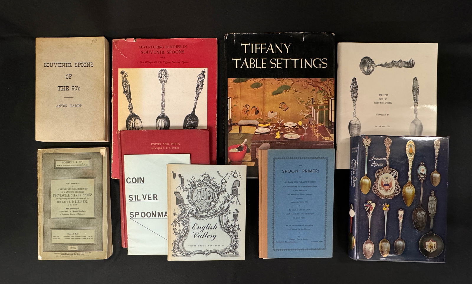 Ten works on Silver SPOONS, Knives, and Forks (1 of 1)