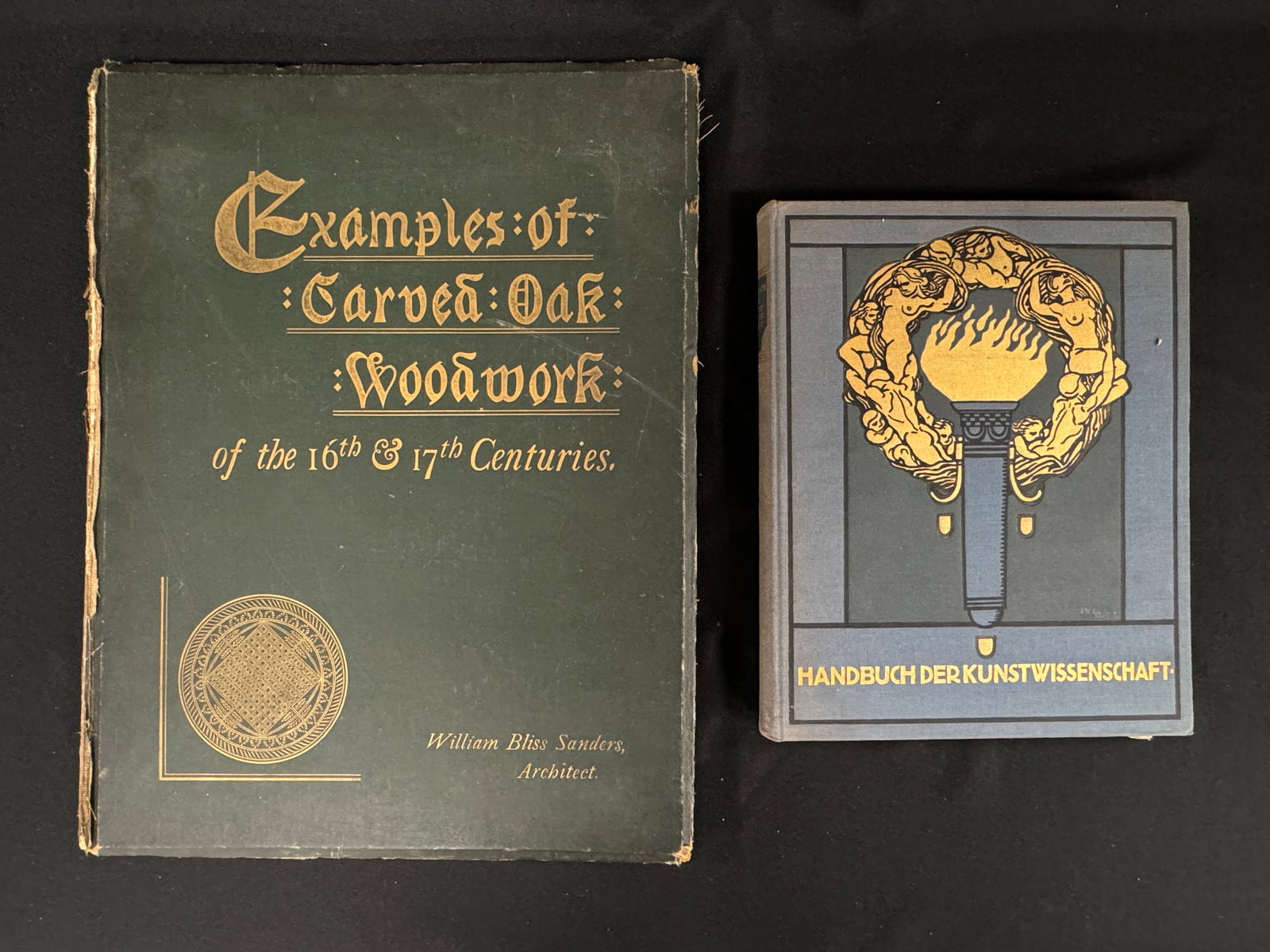 Frankl’s Mittelalters and Sanders’s Oak Woodwork (1 of 7)