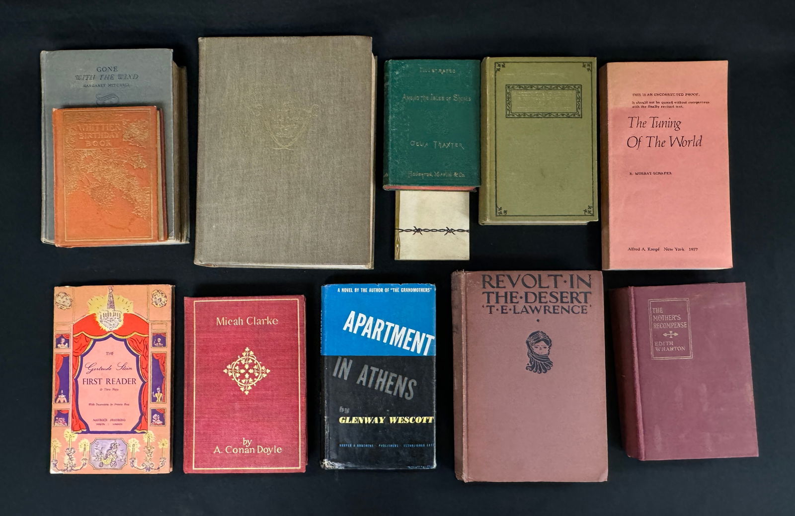 Gertrude Stein, Conan Doyle, Edith Wharton, etc. (1 of 3)