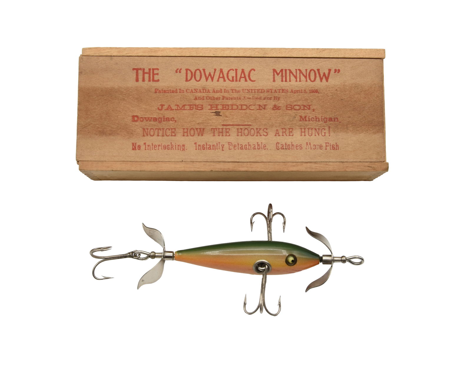 Heddon Wood Box Underwater Minnow (1 of 4)