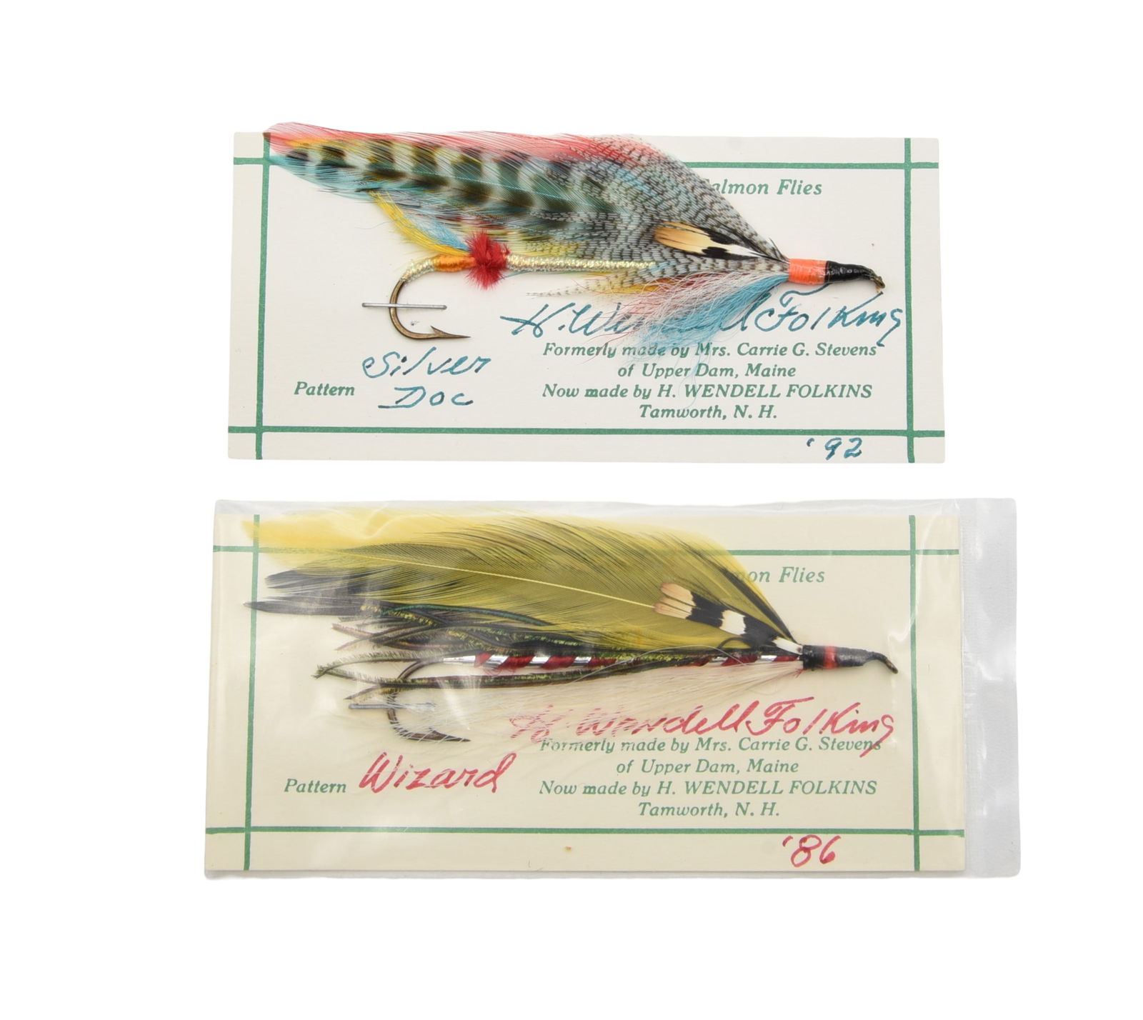 2 H. Wendell Folkins Streamers Auction